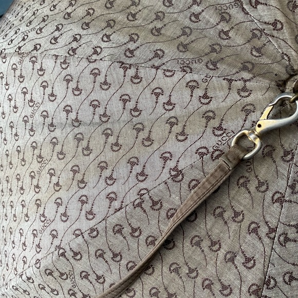 Rare Gucci umbrella wooden handle w shoulder strap - Picture 13 of 16